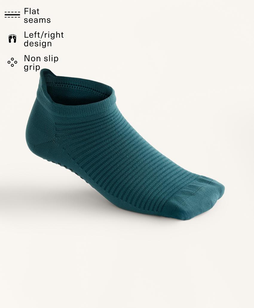 2 пары носков-сникеров из смесового полиамида для йоги и пилатеса