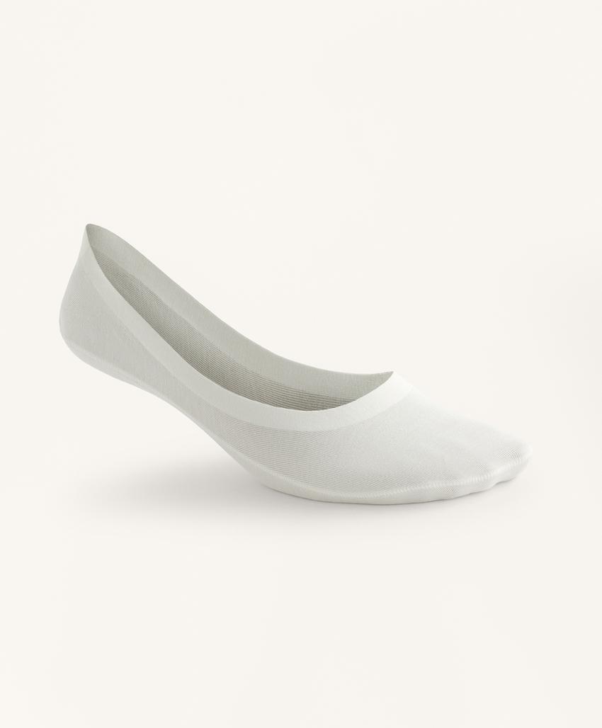 2 пары носков-невидимок из смесового хлопка со средним вырезом