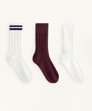 3 пары классических носков из смесового хлопка- Заказать в России