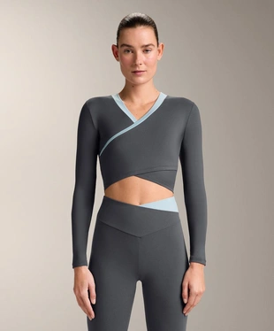 TANK TOP COMFORTLUX с длинным рукавом и контрастными деталями- Заказать в России