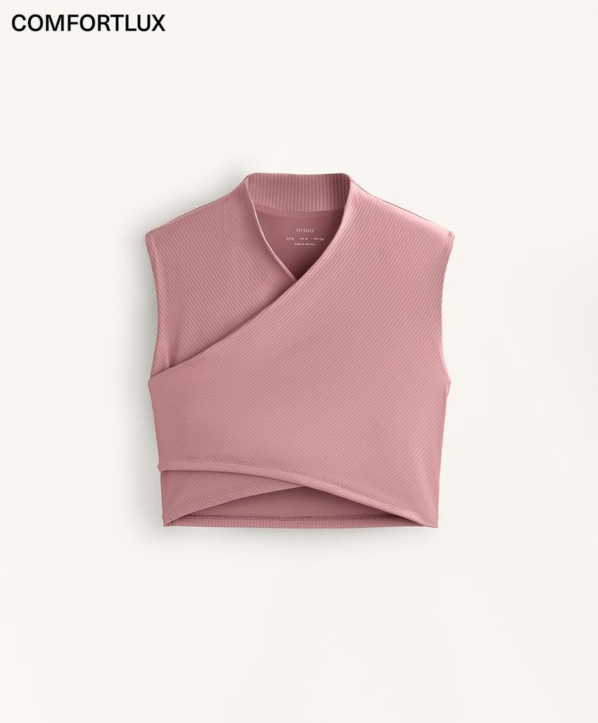 Tank top Comfortlux с перекрестным вырезом без рукавов