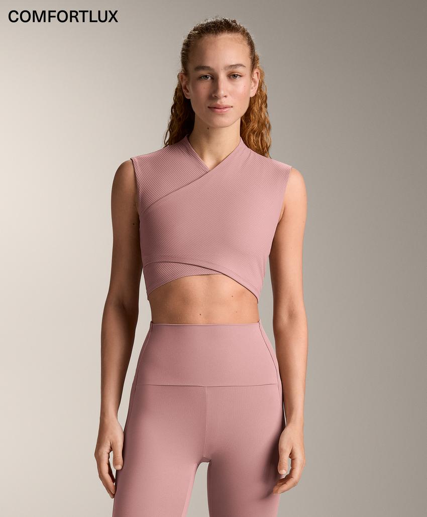 Tank top Comfortlux с перекрестным вырезом без рукавов