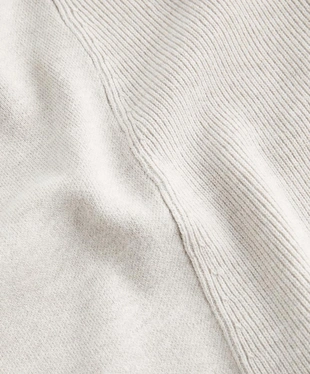 Вязаный свитер с высоким воротником и деталями RIB- Заказать в России