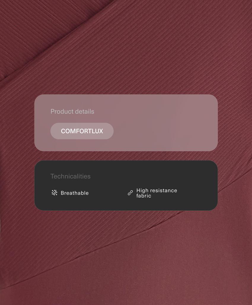 Длинный комбинезон Comfortlux с перекрестными деталями и длинным рукавом