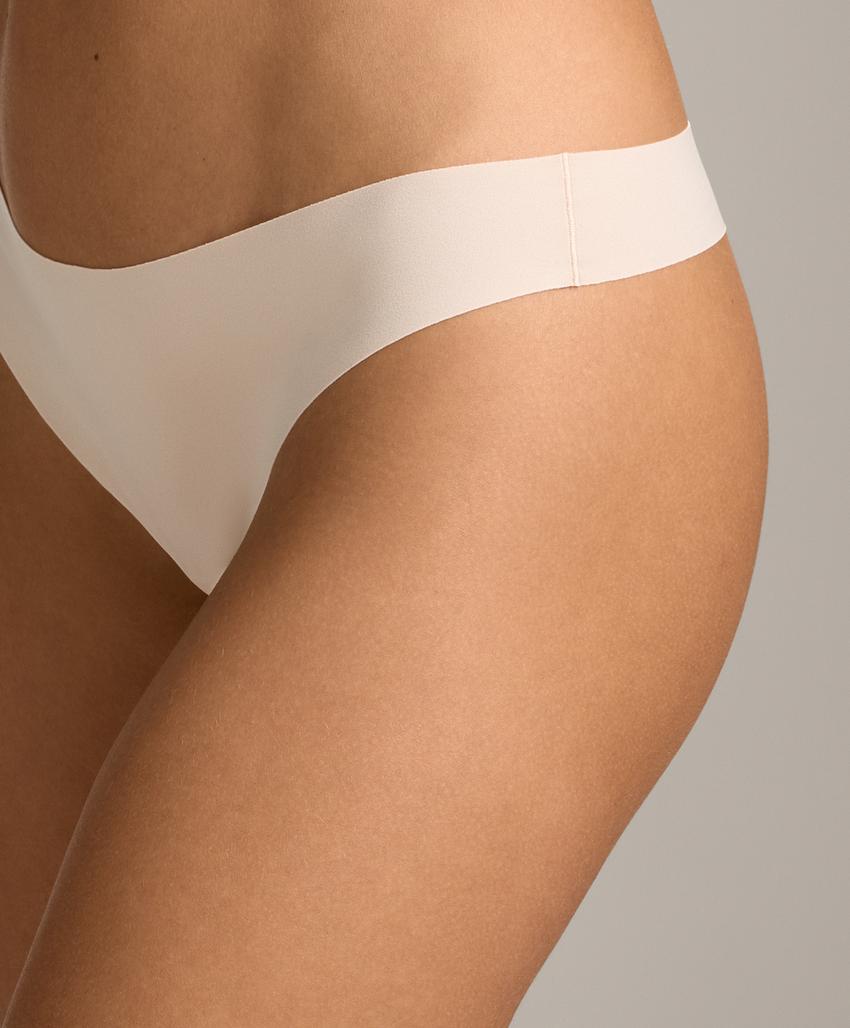 Pack de 5 cuecas tanga invisíveis em mistura de poliamida