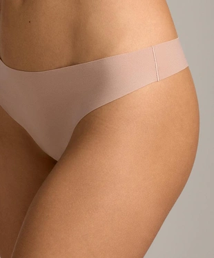 5 POLYAMIDE BLEND INVISIBLE THONGS- Заказать в России