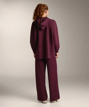 Куртка-OVERSIZE с капюшоном из пике с хлопком- Заказать в России