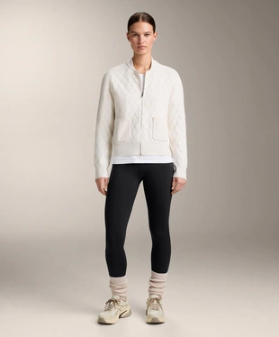 Вязаная куртка с ромбовидной структурой- Заказать в России