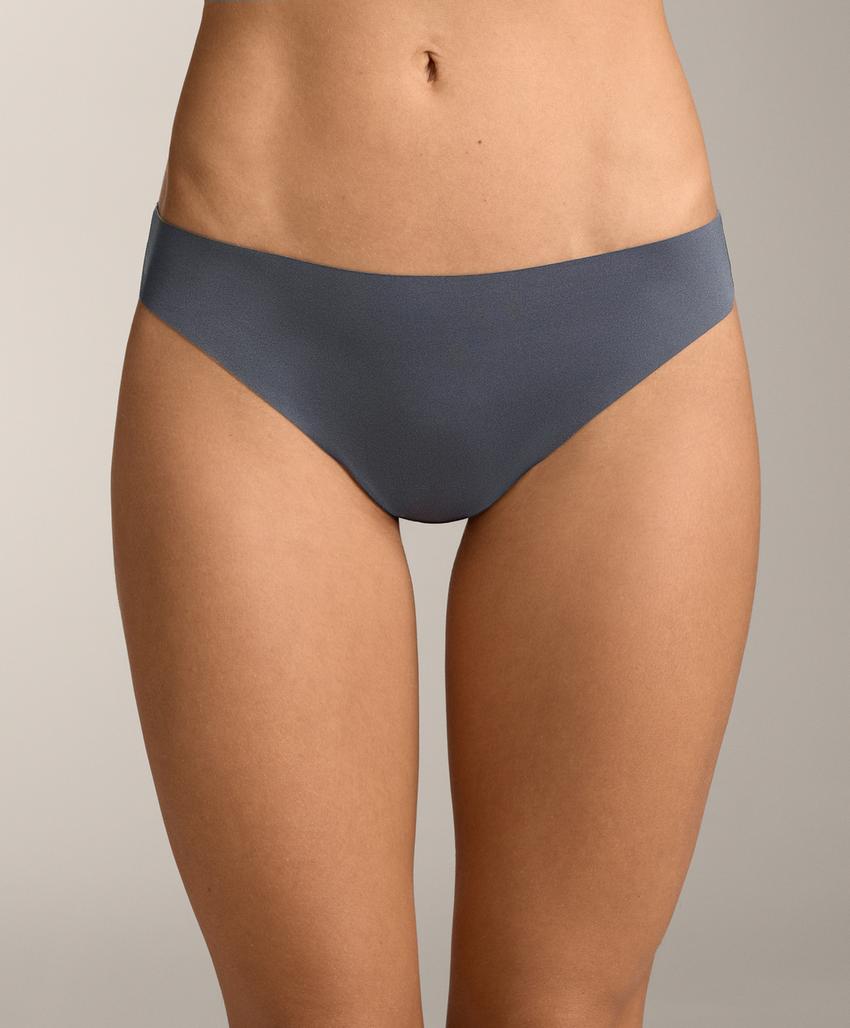 5 трусов танга из смесового полиамида с лазерной обработкой края