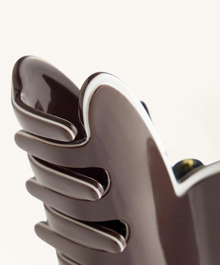 Большая заколка для волос с отделкой- Заказать в России