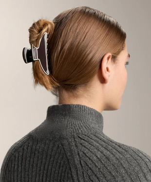 Большая заколка для волос с отделкой- Заказать в России