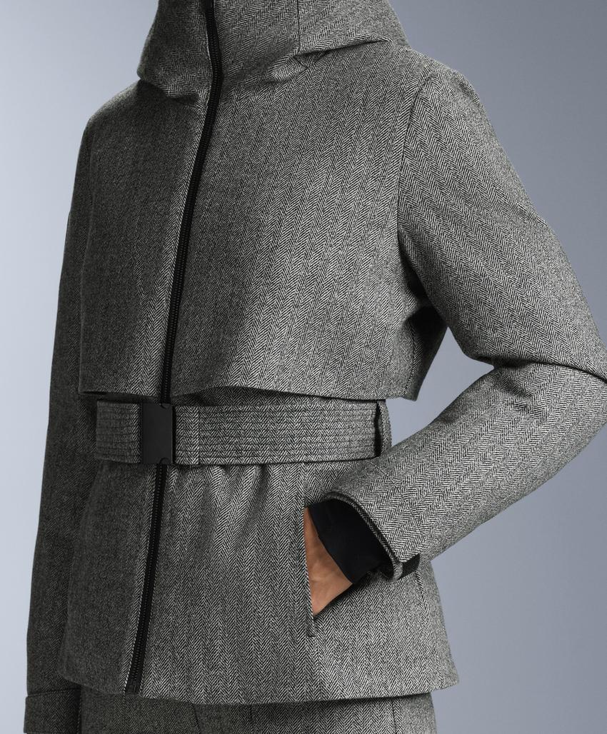 Куртка fellex® из шерсти и синтепона для лыж anthracite grey