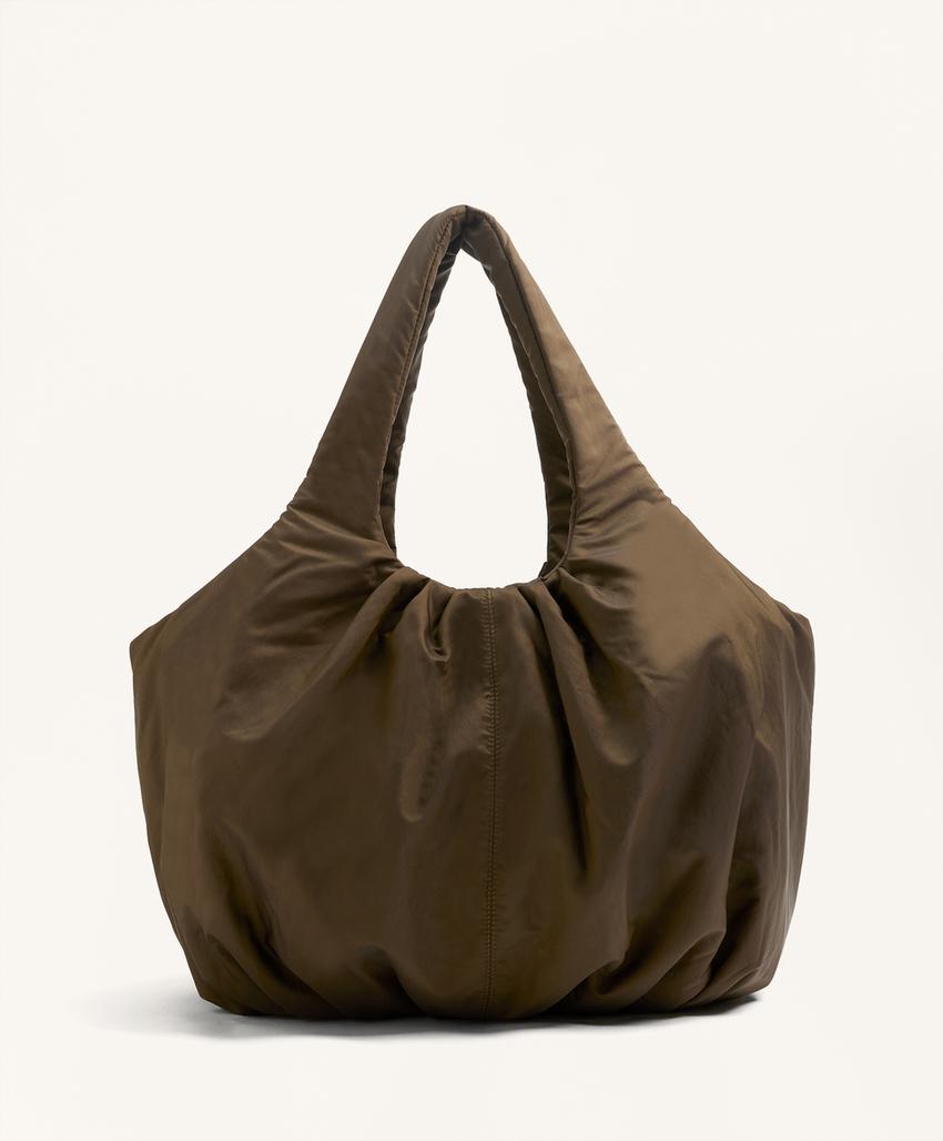 Сумка-шопер со сборками