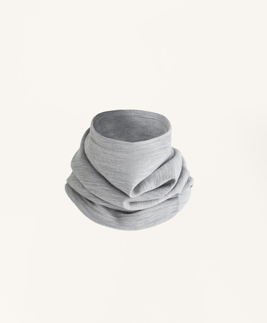 Шарф-снуд из смесовой мериносовой шерсти