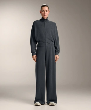 Брюки с асимметричными полосками из модала- Заказать в России