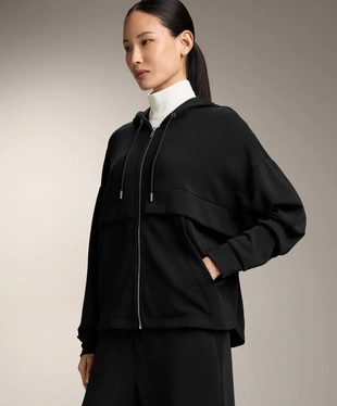 Толстовка на молнии из мягкого модала- Заказать в России