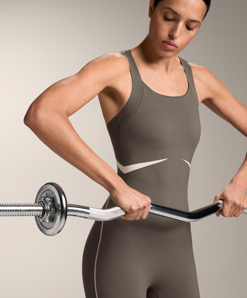 Длинный комбинезон Compressive со светоотражающими элементами