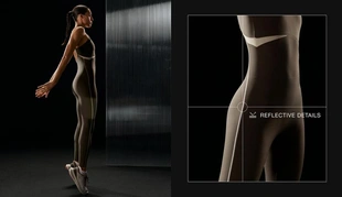 Длинный комбинезон COMPRESSIVE со светоотражающими элементами- Заказать в России