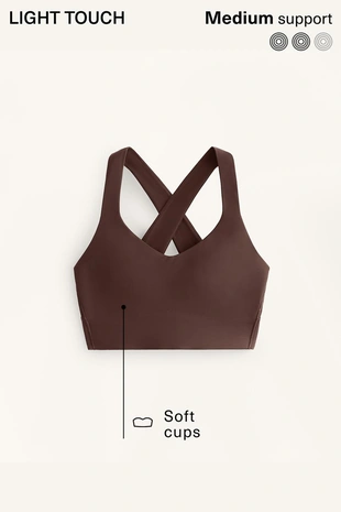 LIGHT TOUCH MEDIUM-SUPPORT CROSSOVER BACK BRA- Заказать в России