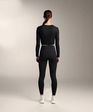 Футболка с длинным рукавом и узлом из смесового лиоцелла- Заказать в России