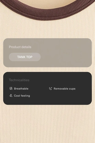 Удлиненный TANK TOP в рубчик из смесового модала- Заказать в России