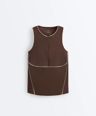 TANK TOP COMFORTLUX PIPING без рукавов- Заказать в России