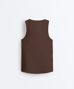 TANK TOP COMFORTLUX PIPING без рукавов- Заказать в России