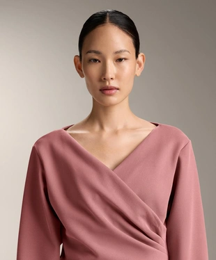 Толстовка RIB с запахом из модала BRUSHED- Заказать в России