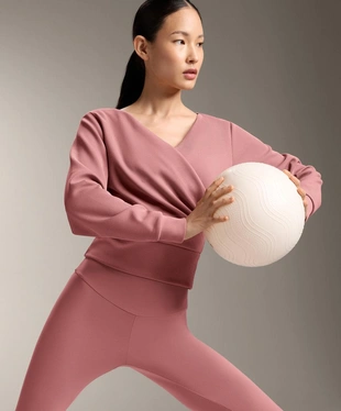 Толстовка RIB с запахом из модала BRUSHED- Заказать в России