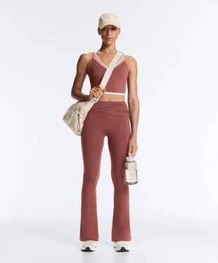 Брюки FLARE COMFORTLUX HIGH RISE с драпировкой на талии- Заказать в России