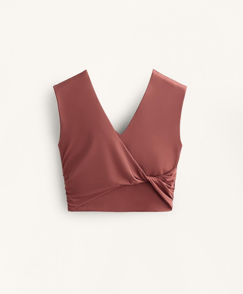 Топ-майка Comfortlux с перекрестными деталями