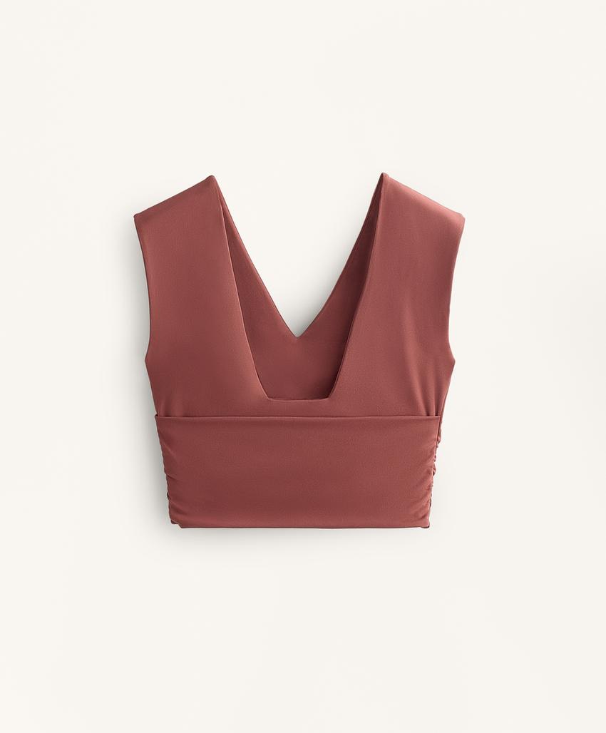 Топ-майка Comfortlux с перекрестными деталями