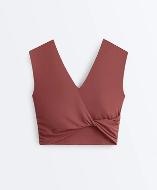 Топ-майка COMFORTLUX с перекрестными деталями- Заказать в России