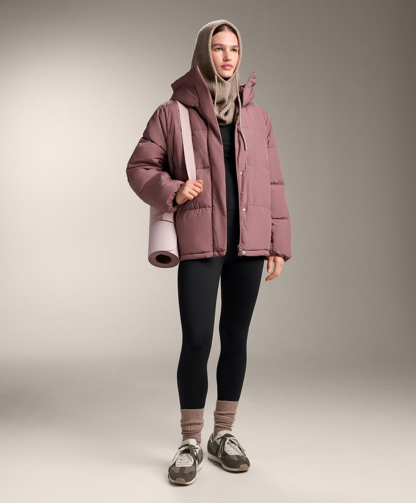 Футболка Rib с вырезом-лодочкой из смесового модала