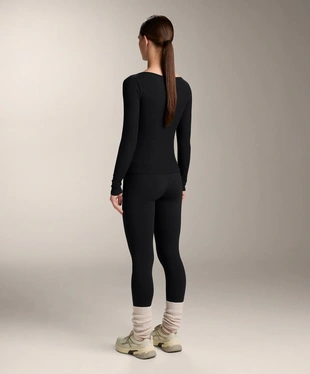 Футболка RIB с вырезом-лодочкой из смесового модала- Заказать в России