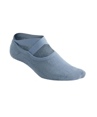 2 PAIRS OF PADDED COTTON BLEND YOGA AND PILATES SOCKS WITH CROSSOVER STRAPS- Заказать в России