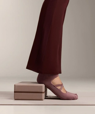 2 пары носков из смесового хлопка с резинками для йоги и пилатеса- Заказать в России