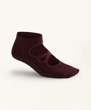 2 пары носков из смесового хлопка с резинками для йоги и пилатеса- Заказать в России