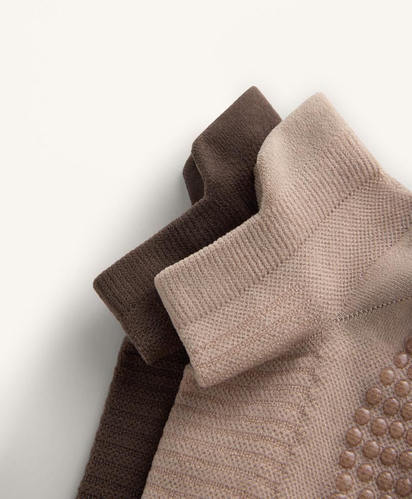 2 пары носков-sneaker для йоги и пилатеса из смесового полиамида