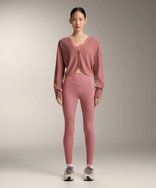 Вязаный кардиган в рубчик- Заказать в России