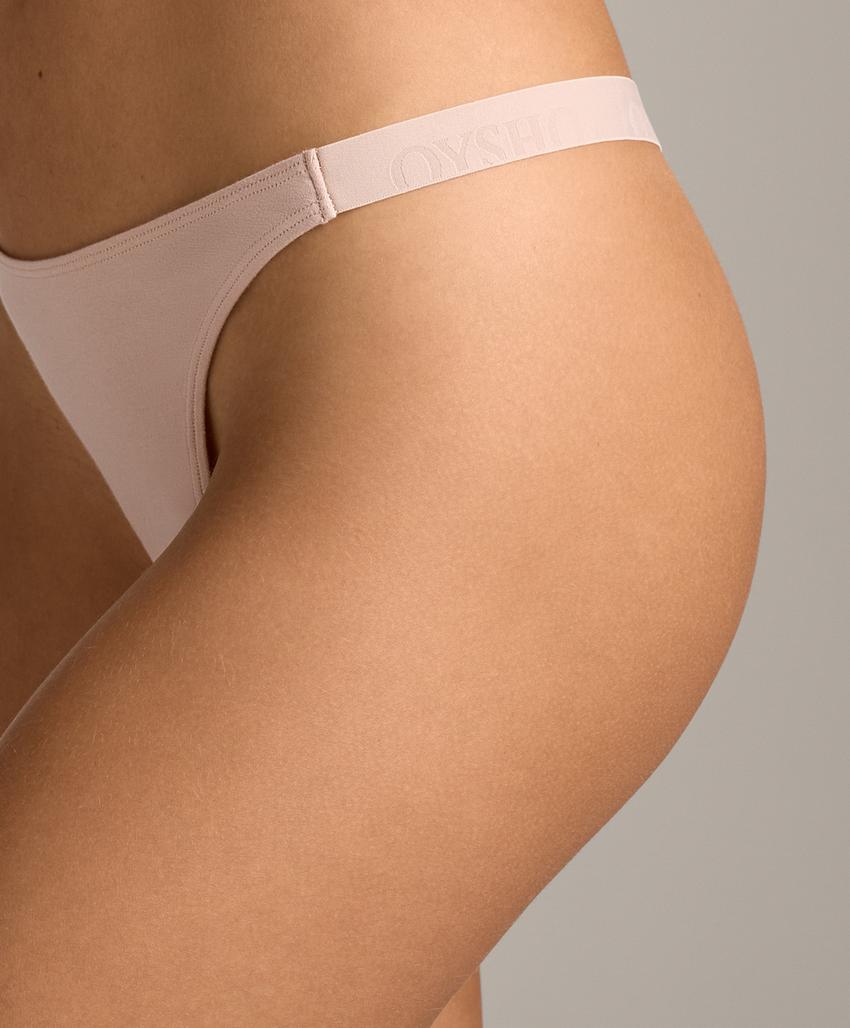 3 трусов танга из смесового хлопка с логотипом