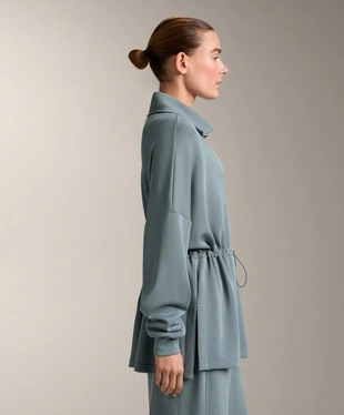 Толстовка на полумолнии из модала с мягким прикосновением- Заказать в России