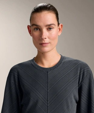 Толстовка с асимметричной полосой из модала- Заказать в России