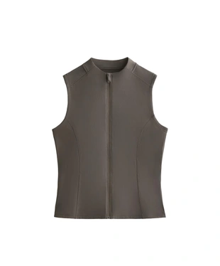 Футболка на молнии без рукавов- Заказать в России