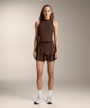 Футболка без рукавов на молнии до середины груди- Заказать в России