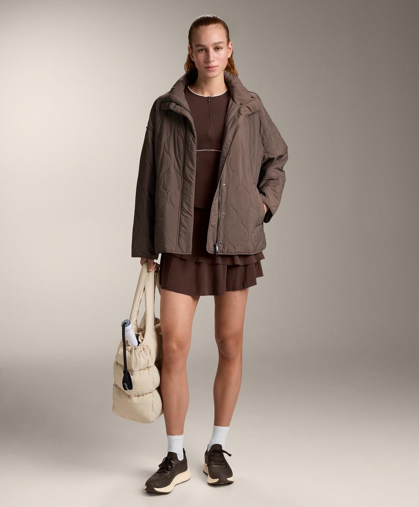 Короткая юбка с оборками