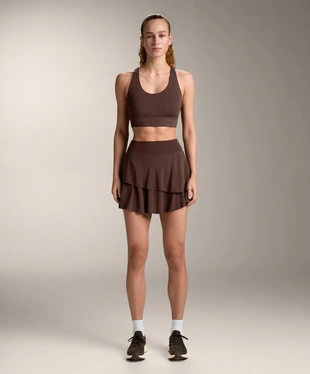 Короткая юбка с оборками- Заказать в России