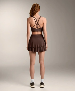 Короткая юбка с оборками- Заказать в России