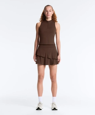 Короткая юбка с оборками- Заказать в России