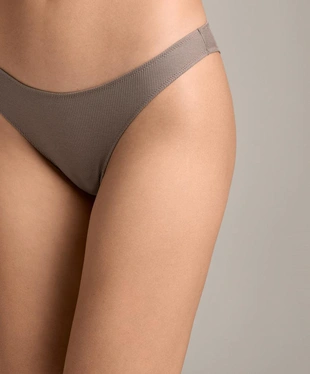 5 трусов бразильяно U-образной формы в рубчик- Заказать в России